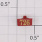 Lionel 18053-27 Red Front 726 Number Board