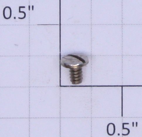 Lionel #4-36 x 3/16" Nickel Binding Head Slotted Screw