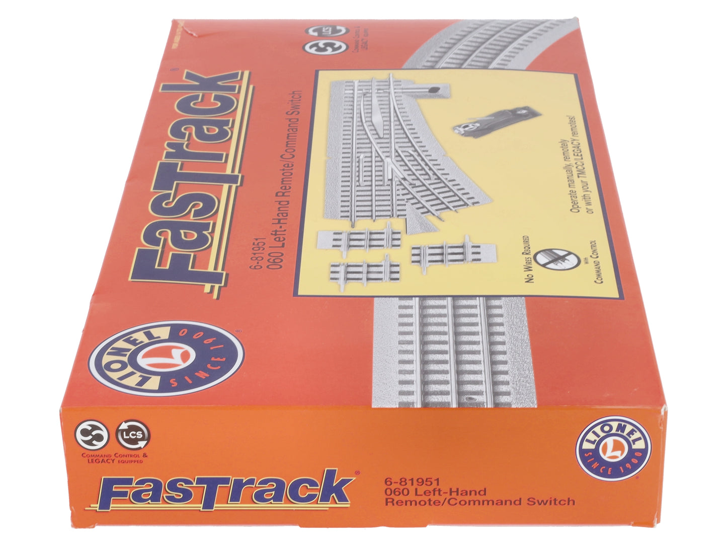 Lionel 6-81953 O-72 Left Hand Remote Fastrack Switch Turnout EX/Box