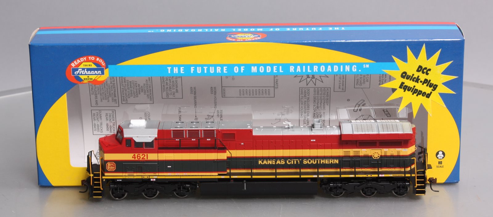 Athearn 78838 HO Kansas City Southern AC4400 Diesel Locomotive #4621
