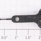 Lionel 87401-325 G Scale Molded Coupler Arm without Knuckle