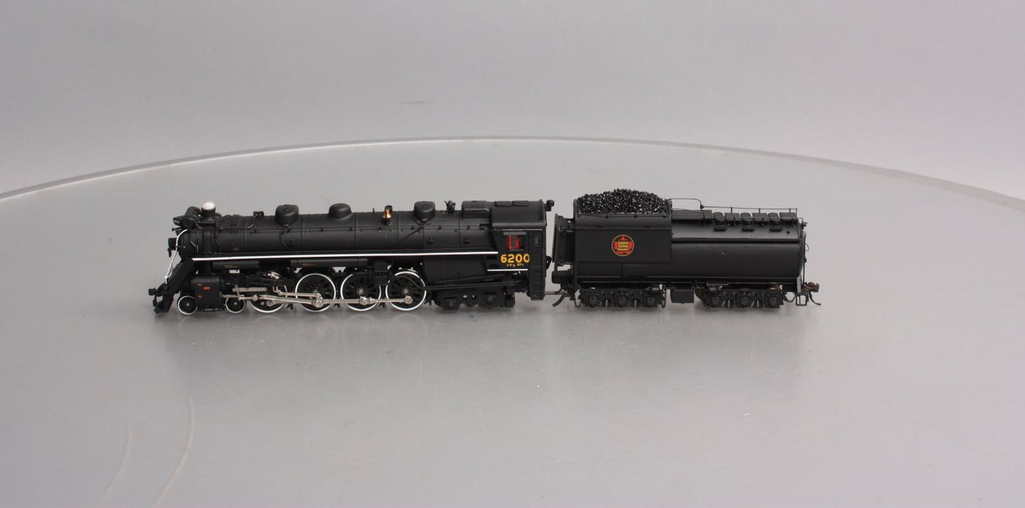 True Line 303000 HO Scale CN U2g Northern Steam Locomotive #6200 w/DCC/Sound LN/Box