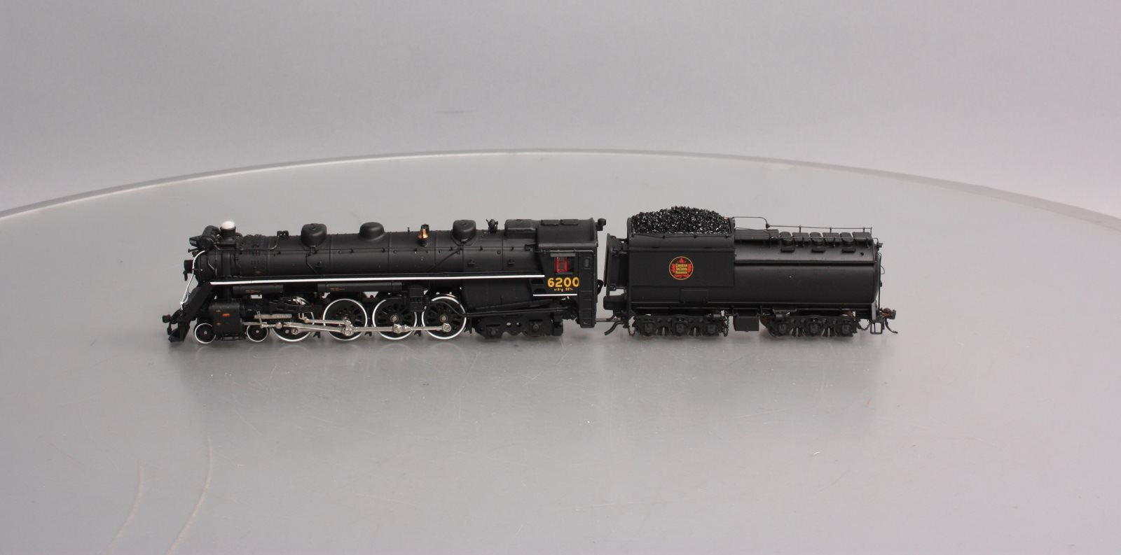 True Line 303000 HO Scale CN U2g Northern Steam Locomotive #6200 w/DCC/Sound LN/Box