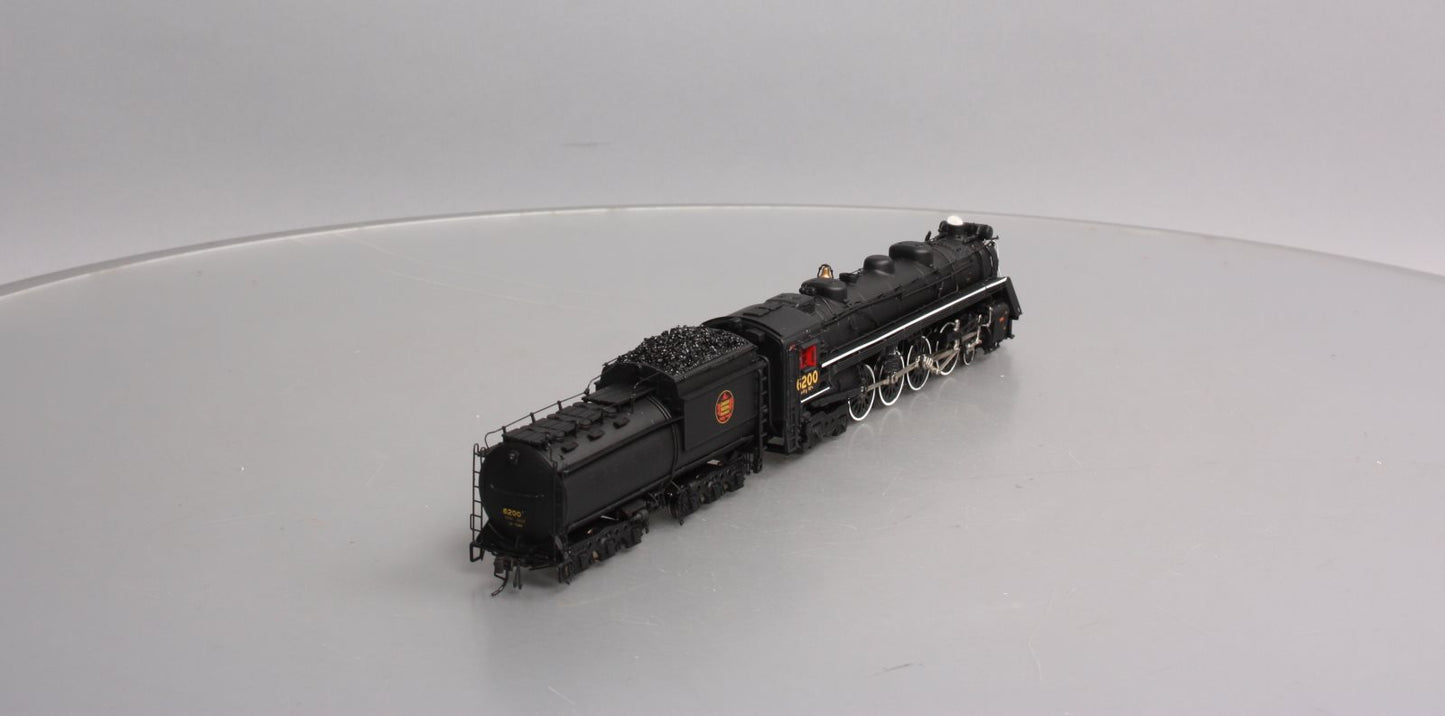 True Line 303000 HO Scale CN U2g Northern Steam Locomotive #6200 w/DCC/Sound LN/Box