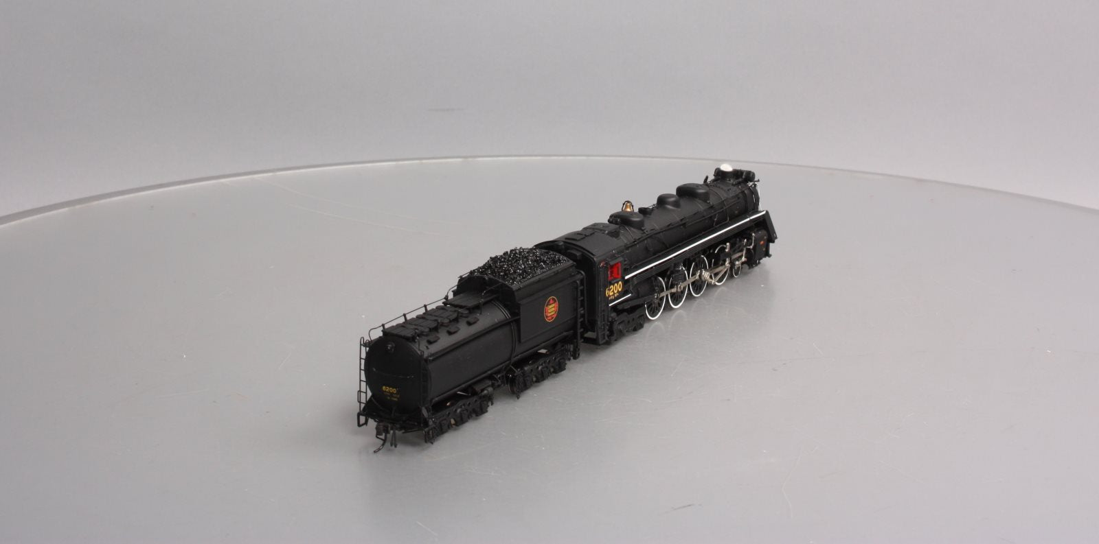 True Line 303000 HO Scale CN U2g Northern Steam Locomotive #6200 w/DCC/Sound LN/Box