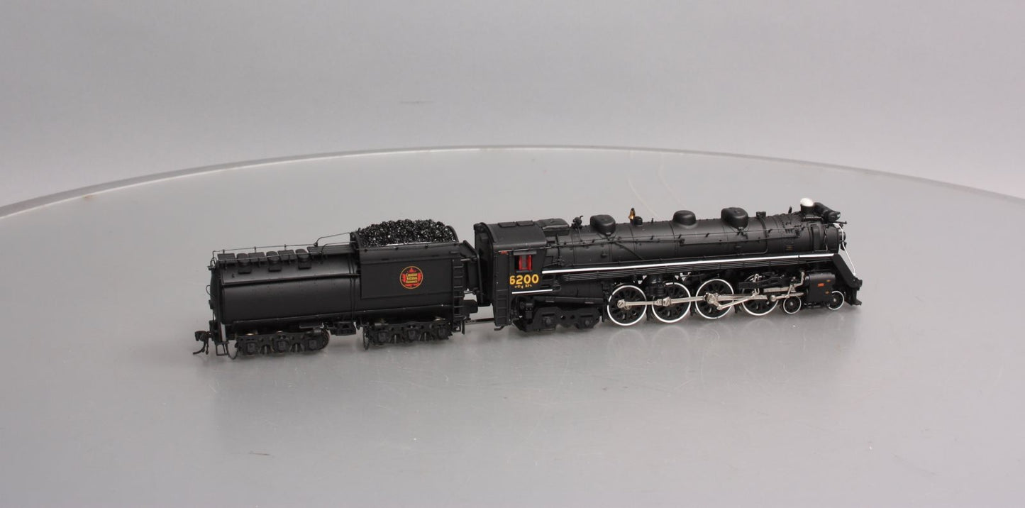 True Line 303000 HO Scale CN U2g Northern Steam Locomotive #6200 w/DCC/Sound LN/Box