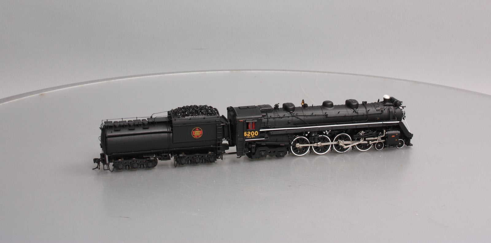 True Line 303000 HO Scale CN U2g Northern Steam Locomotive #6200 w/DCC/Sound LN/Box
