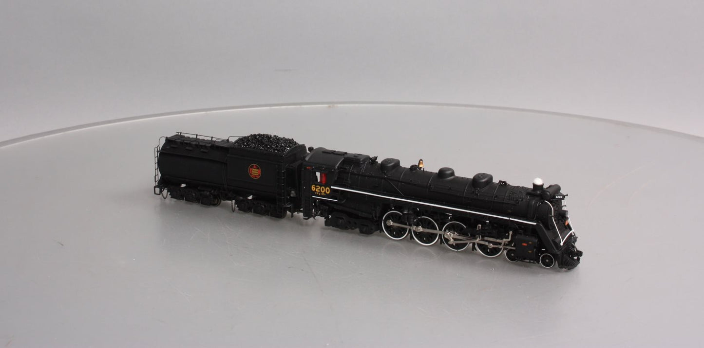 True Line 303000 HO Scale CN U2g Northern Steam Locomotive #6200 w/DCC/Sound LN/Box