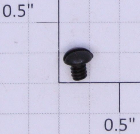 Lionel 6-32 x 3/16" Black Slotted Round Head Screw
