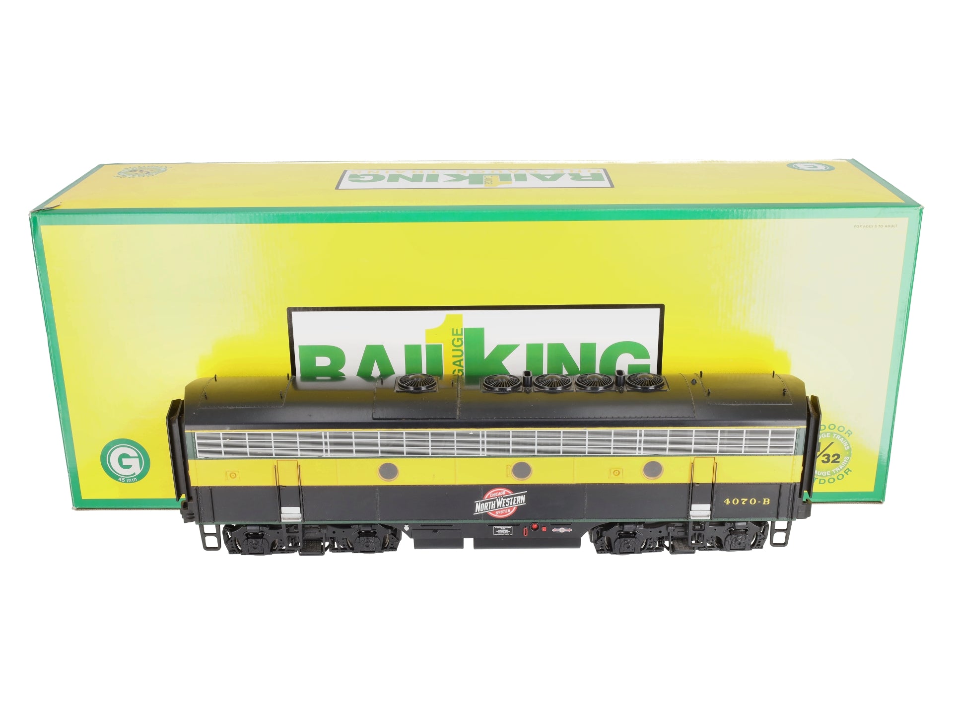 MTH 70-2041-3 G Scale Chicago & North Western F-7 B-Unit Dummy Diesel