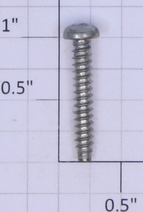 Lionel #8 x 1" G Scale Round Head Phillips Self Tapping Mounting Screw