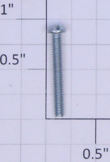 Lionel #4-40 x 7/8" Zinc Round Head Slotted Machine Screw