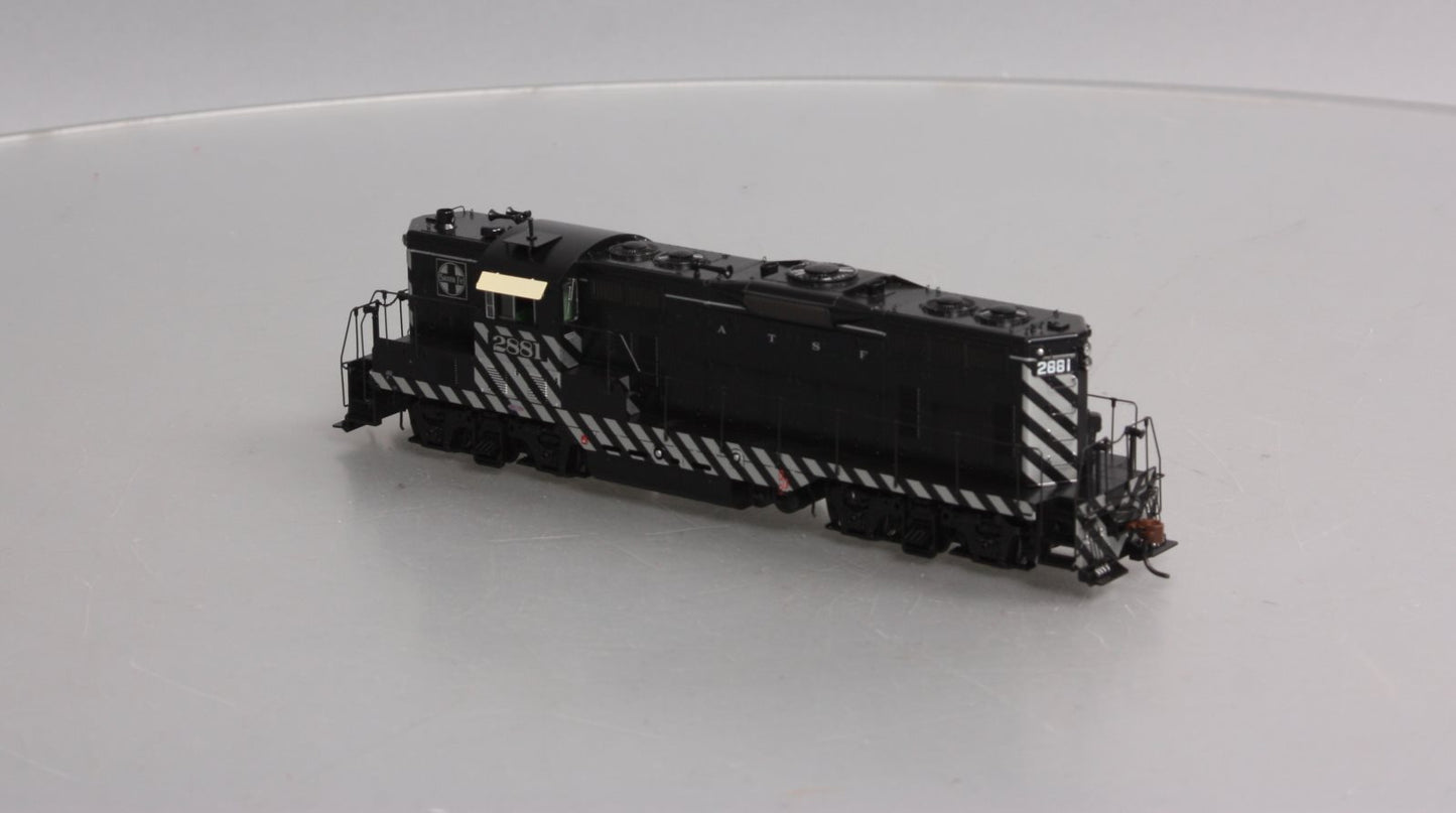Athearn G62634 HO Santa Fe GP7 Dual Service with DCC & Sound Zebra #2881