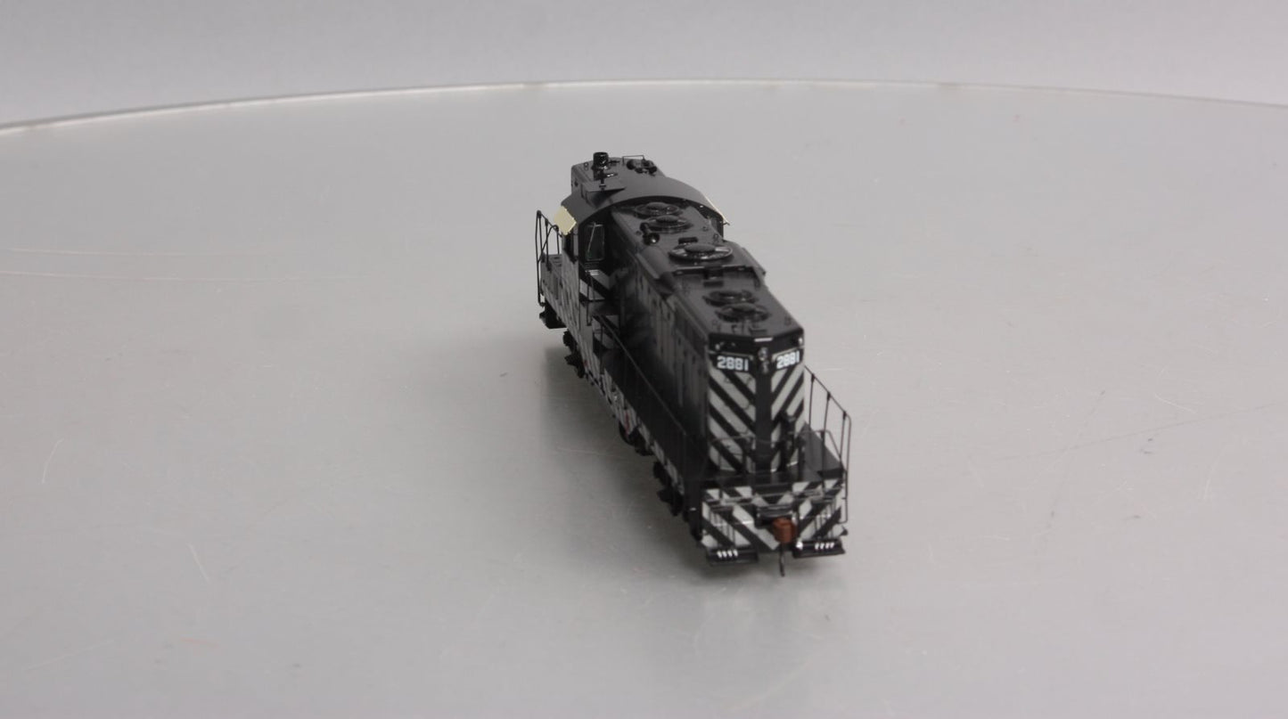 Athearn G62634 HO Santa Fe GP7 Dual Service with DCC & Sound Zebra #2881