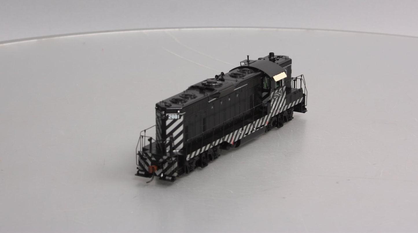 Athearn G62634 HO Santa Fe GP7 Dual Service with DCC & Sound Zebra #2881