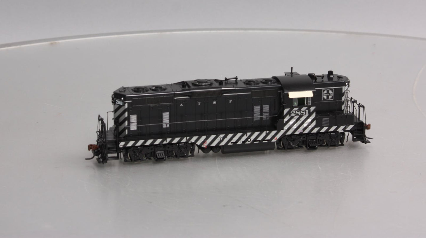 Athearn G62634 HO Santa Fe GP7 Dual Service with DCC & Sound Zebra #2881