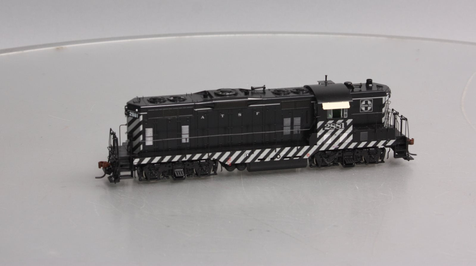Athearn G62634 HO Santa Fe GP7 Dual Service with DCC & Sound Zebra #2881
