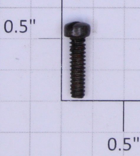 Lionel #6-32 x 1/2" Black Fillister Head Slotted Machine Screw
