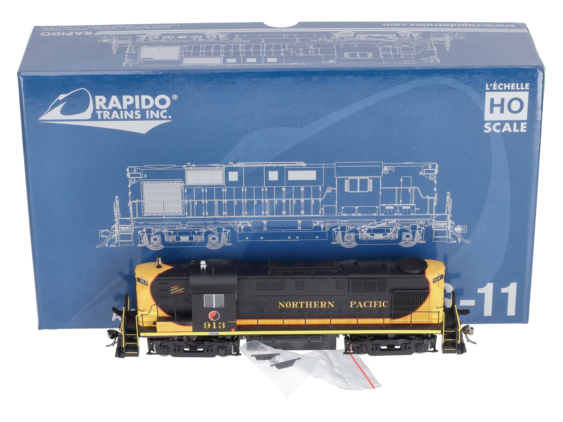 Rapido Trains 031581 HO NP RS-11 Diesel Locomotive with DCC/Sound #913