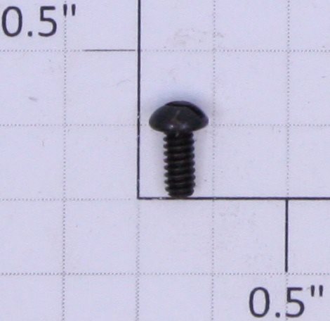 Lionel #4-40 x 1/4" Alco Bracket Mounting Black Round Head Slotted Screw