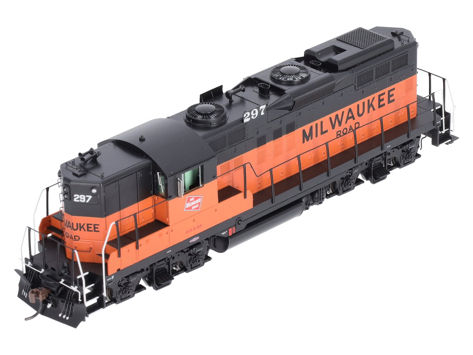 Athearn G82372 HO Milwaukee Road GP9 Diesel Locomotive with DCC & Sound #297