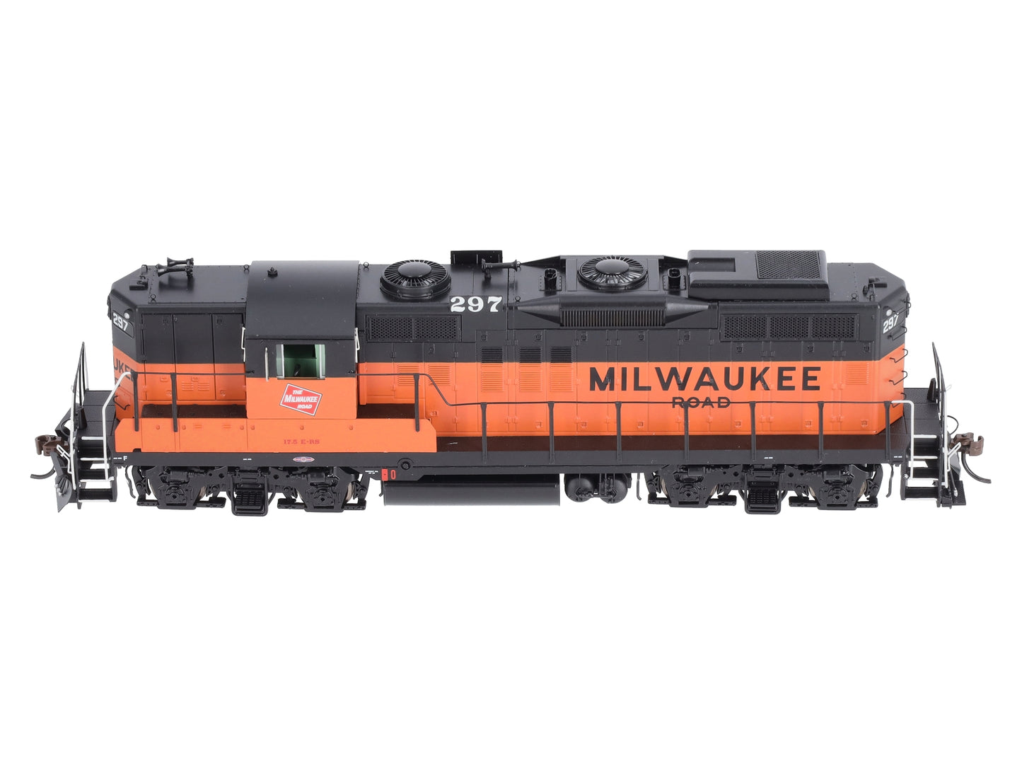 Athearn G82372 HO Milwaukee Road GP9 Diesel Locomotive with DCC & Sound #297