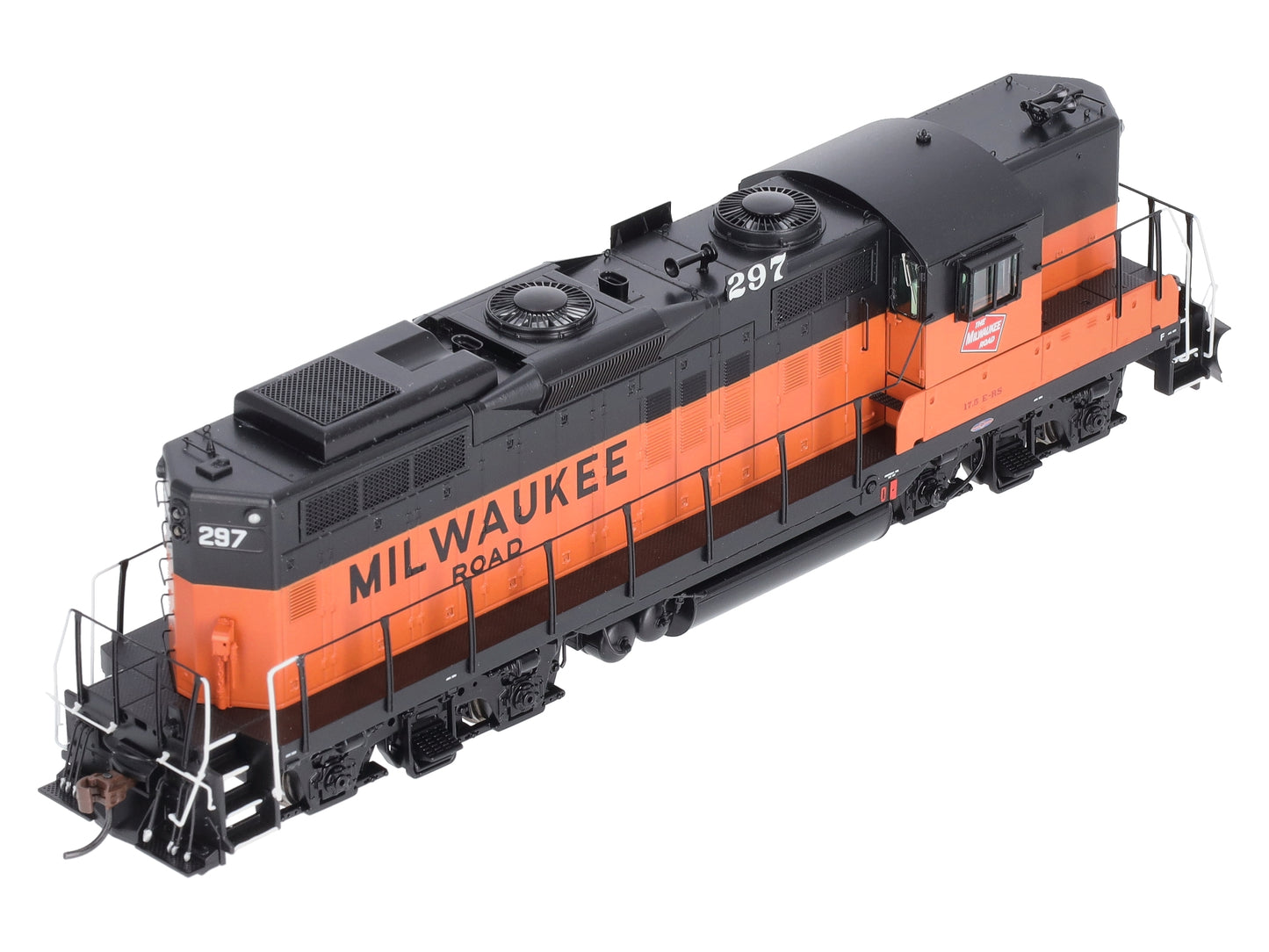 Athearn G82372 HO Milwaukee Road GP9 Diesel Locomotive with DCC & Sound #297