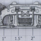Lionel 2328-88 Silver Narrow Crimp GP Truck Side