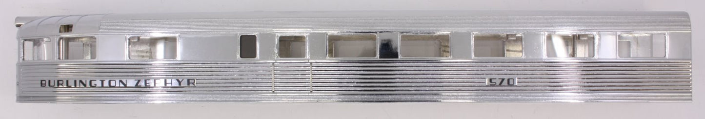 Lionel 38863-2 CB&Q Zephyr Observation Passenger Car Shell #570