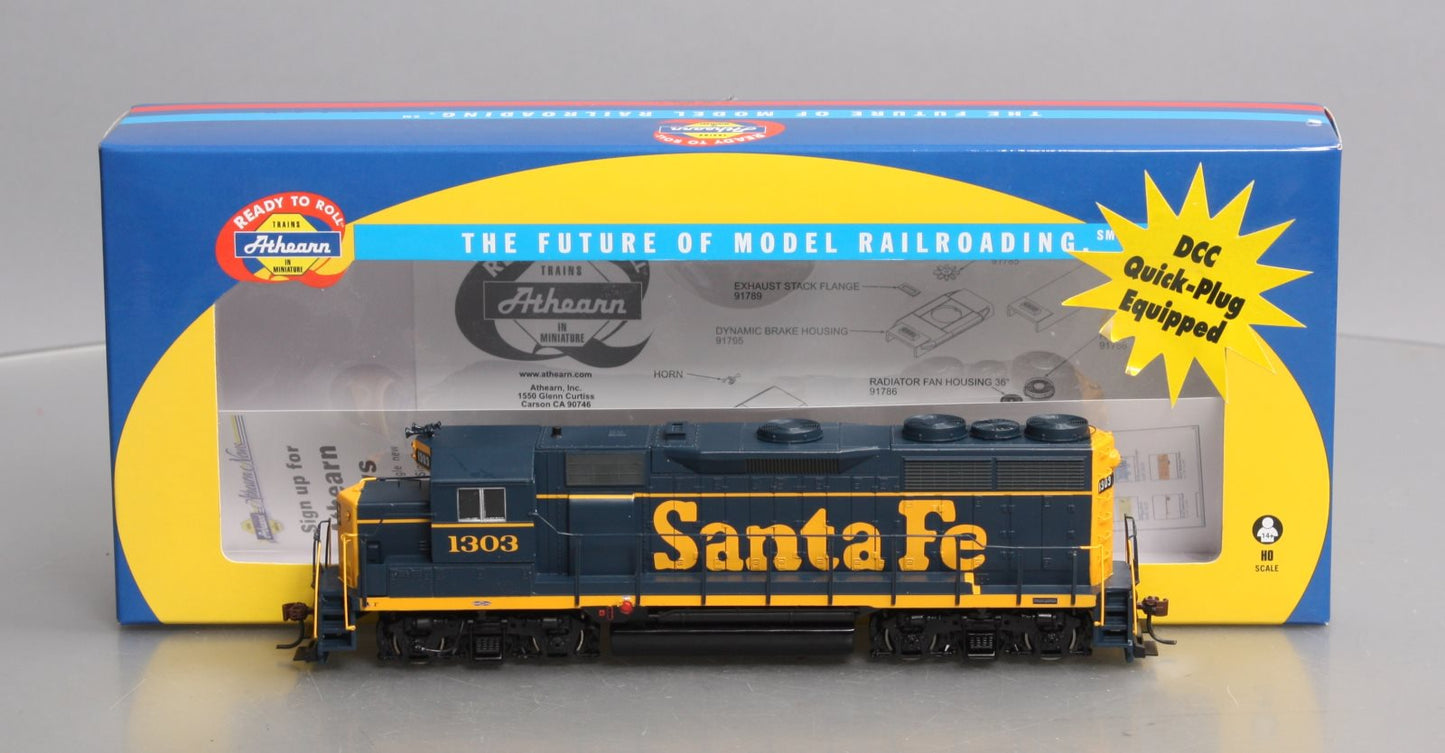 Athearn 96036 HO Santa Fe/Freight RTR GP35 Diesel Locomotive #1303