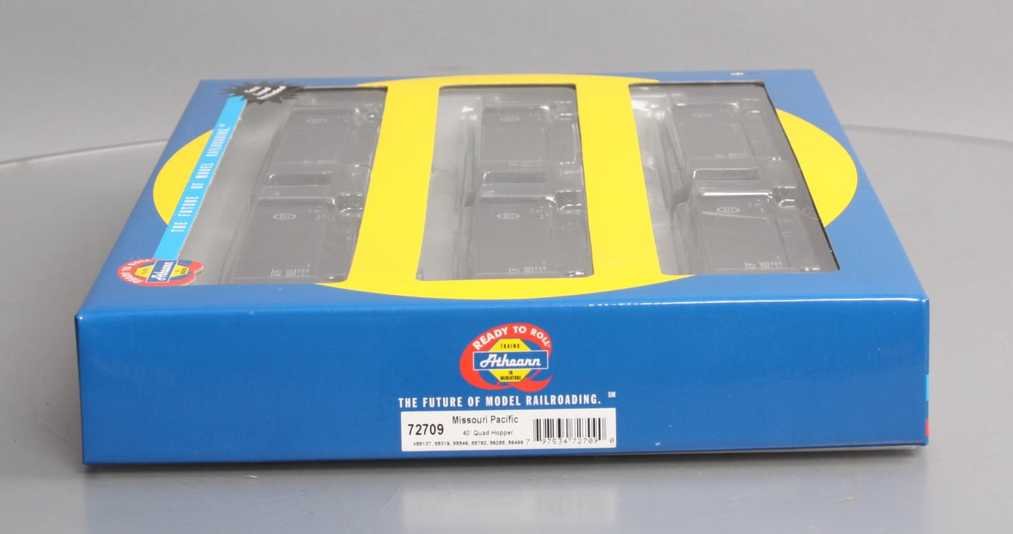 Athearn 72709 HO MP RTR 40' 4-Bay Offset Hopper w/Load #1 (6)