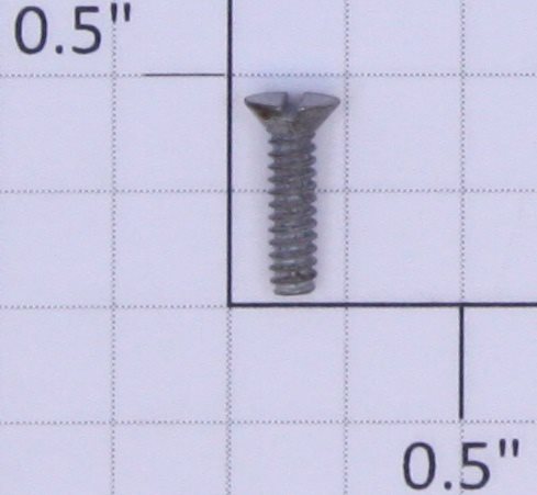 Lionel #4-36 x 7/16" Steel Flat Head Slotted Body Mounting Screw
