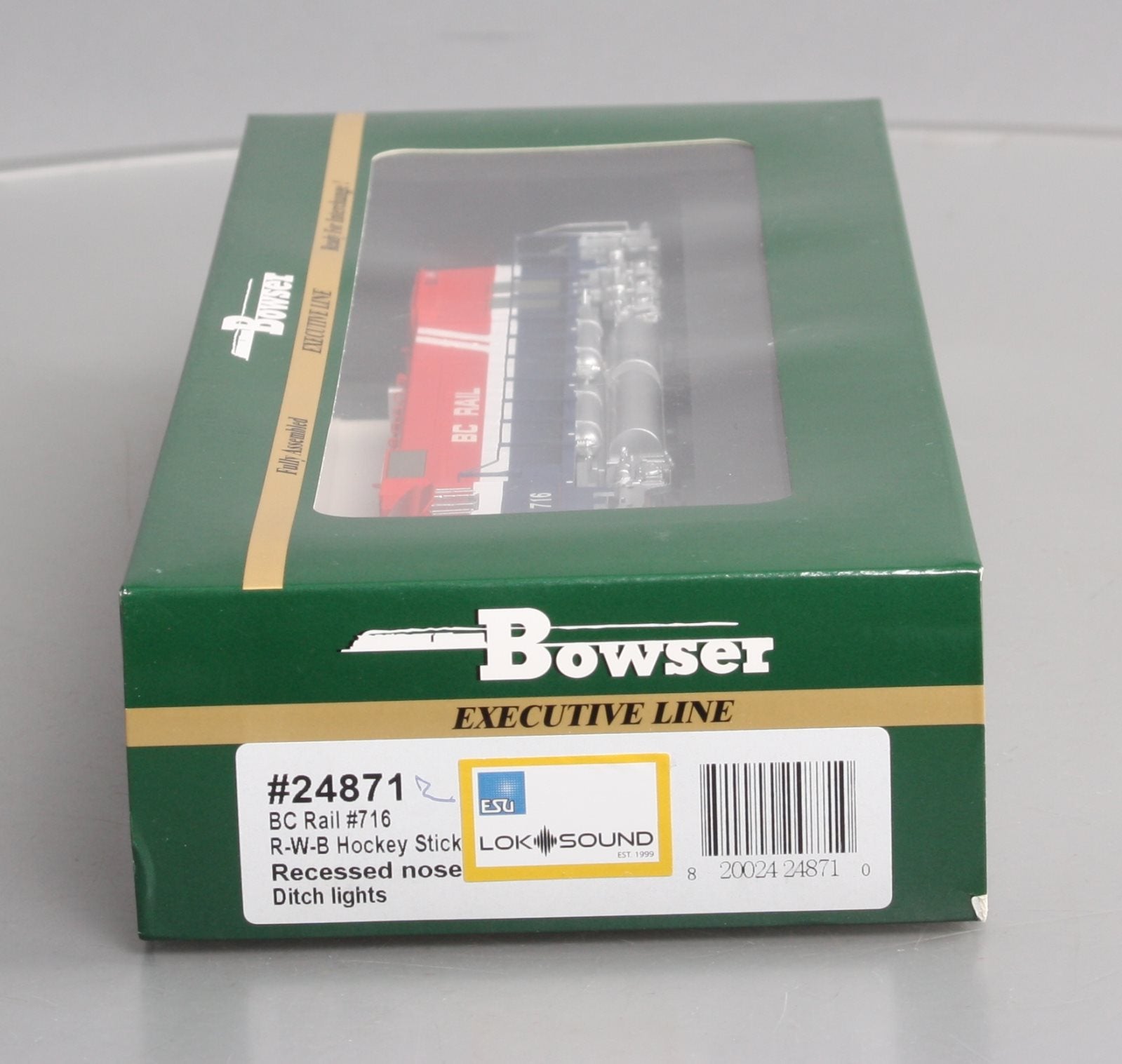 Bowser 24871 HO Scale BC Rail M630 Diesel Locomotive #716