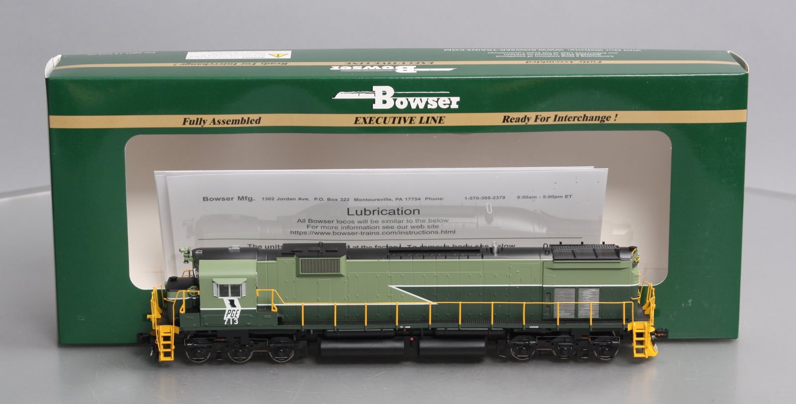 Bowser 24852 HO Pacific Great Eastern MLW M630 Diesel Locomotive w/Sound #713