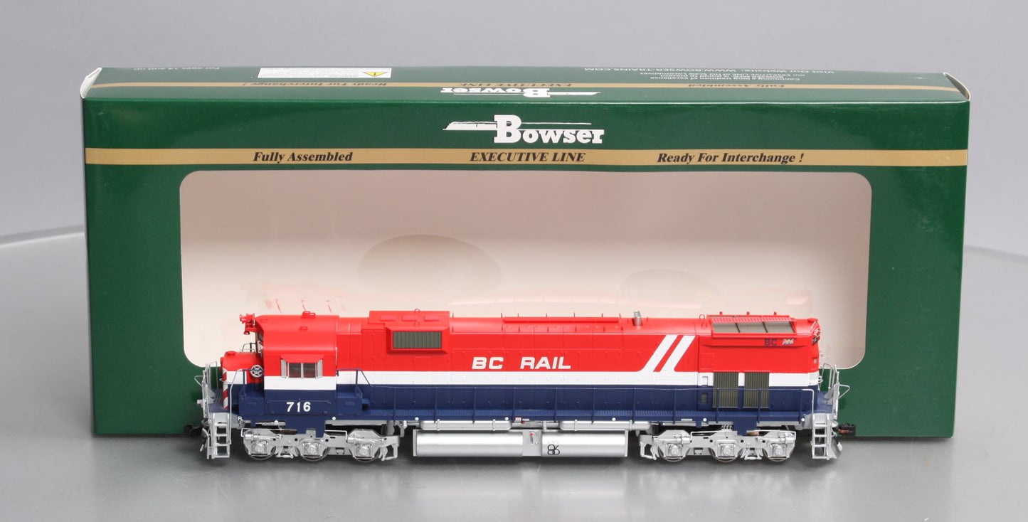 Bowser 24871 HO Scale BC Rail M630 Diesel Locomotive #716