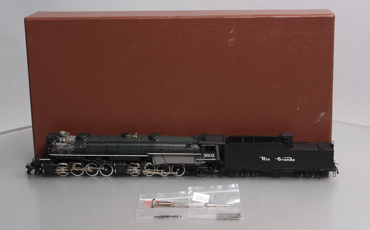 W&R Enterprises HO BRASS D&RGW l-131 2-8-8-2 Steam Locomotive -Factory Painted LN/Box