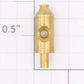 Lionel 700E-82 Brass Unblackened Power Reverse Cylinder