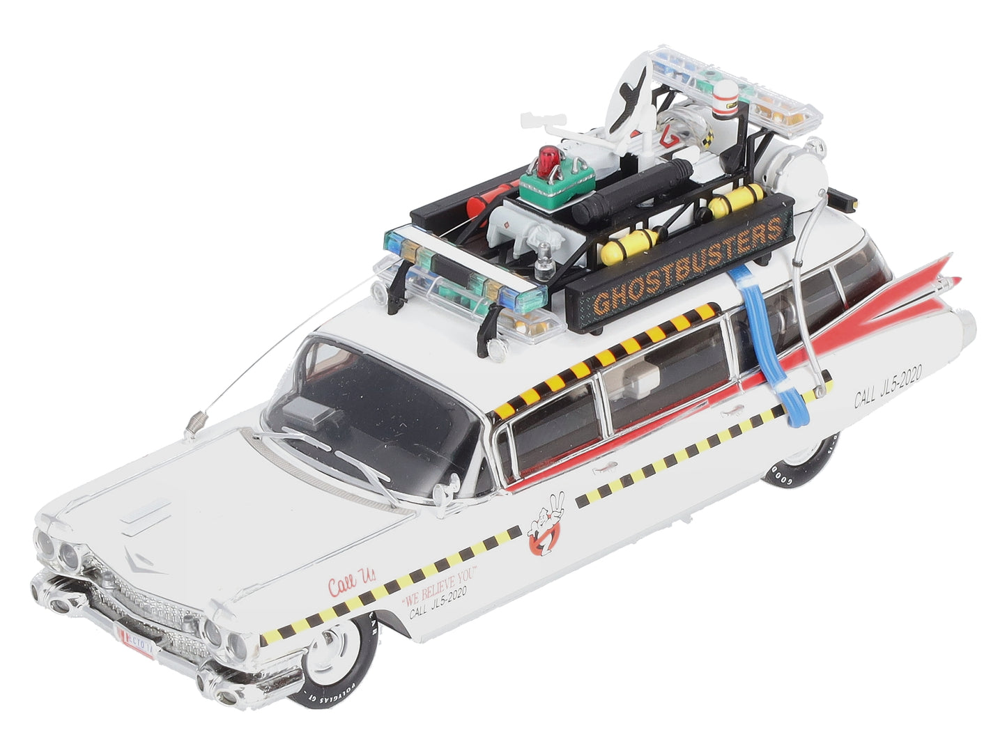 Hot Wheels X5495 1:43 Die-Cast Ghostbusters Ecto 1A Car LN/Box