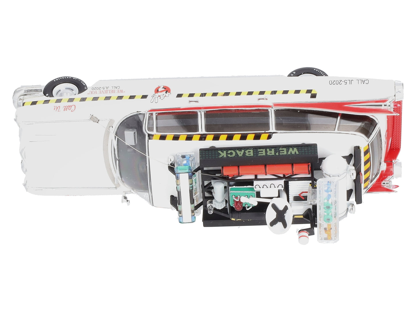 Hot Wheels X5495 1:43 Die-Cast Ghostbusters Ecto 1A Car LN/Box