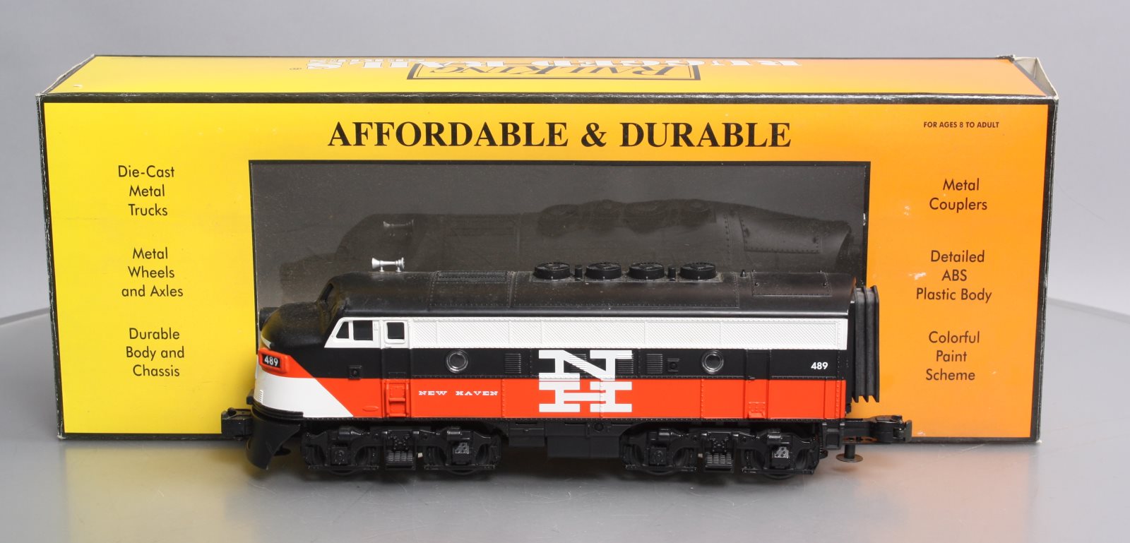 MTH 33-2013-3 O Scale New Haven F-3 A Non-Powered Diesel Engine #489