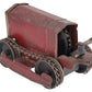 Kingsbury Toys Vintage Tinplate Wind Up Tractor Toy VG