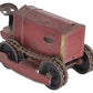 Kingsbury Toys Vintage Tinplate Wind Up Tractor Toy VG
