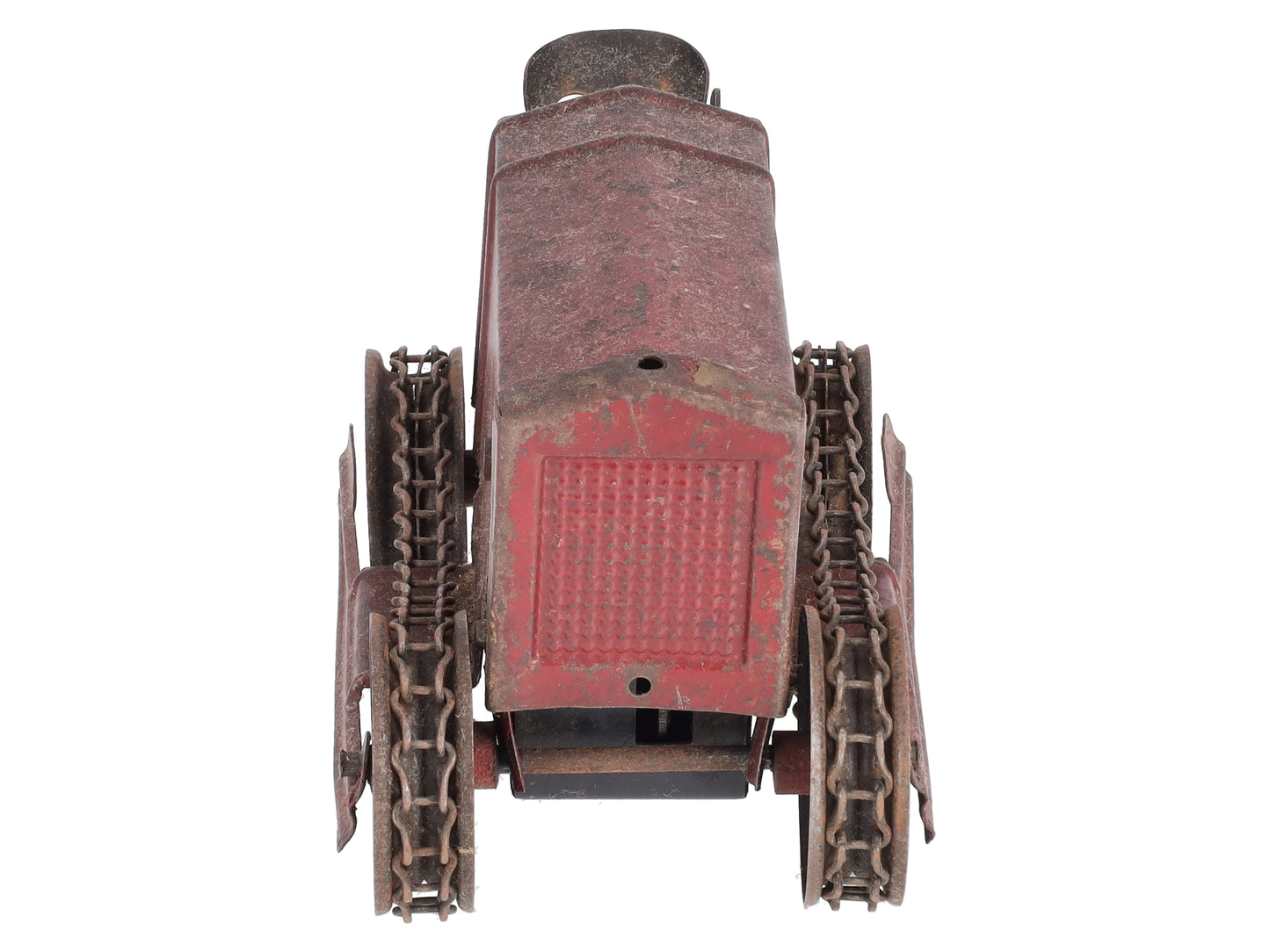 Kingsbury Toys Vintage Tinplate Wind Up Tractor Toy VG