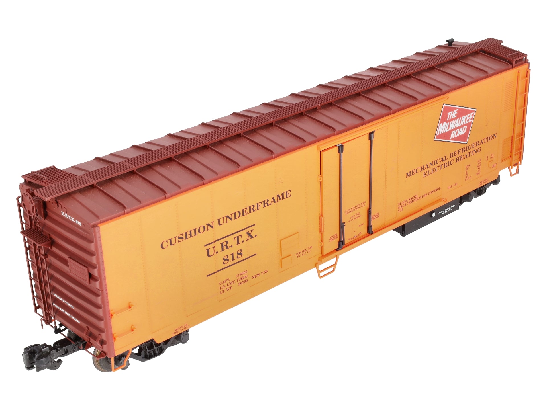 USA Trains R16713 G Milwaukee Road 50ft. Mechanical Refrigerator Car #818
