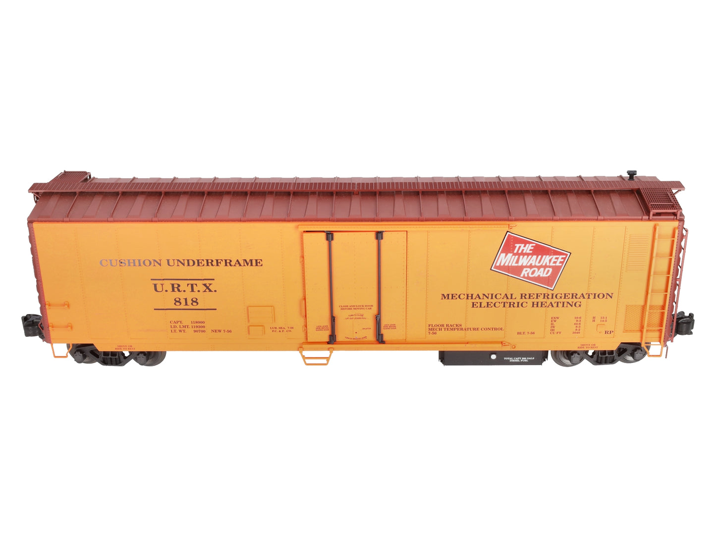 USA Trains R16713 G Milwaukee Road 50ft. Mechanical Refrigerator Car #818