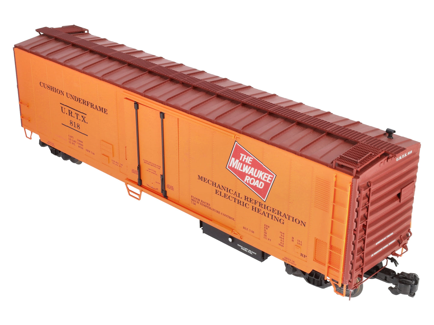 USA Trains R16713 G Milwaukee Road 50ft. Mechanical Refrigerator Car #818