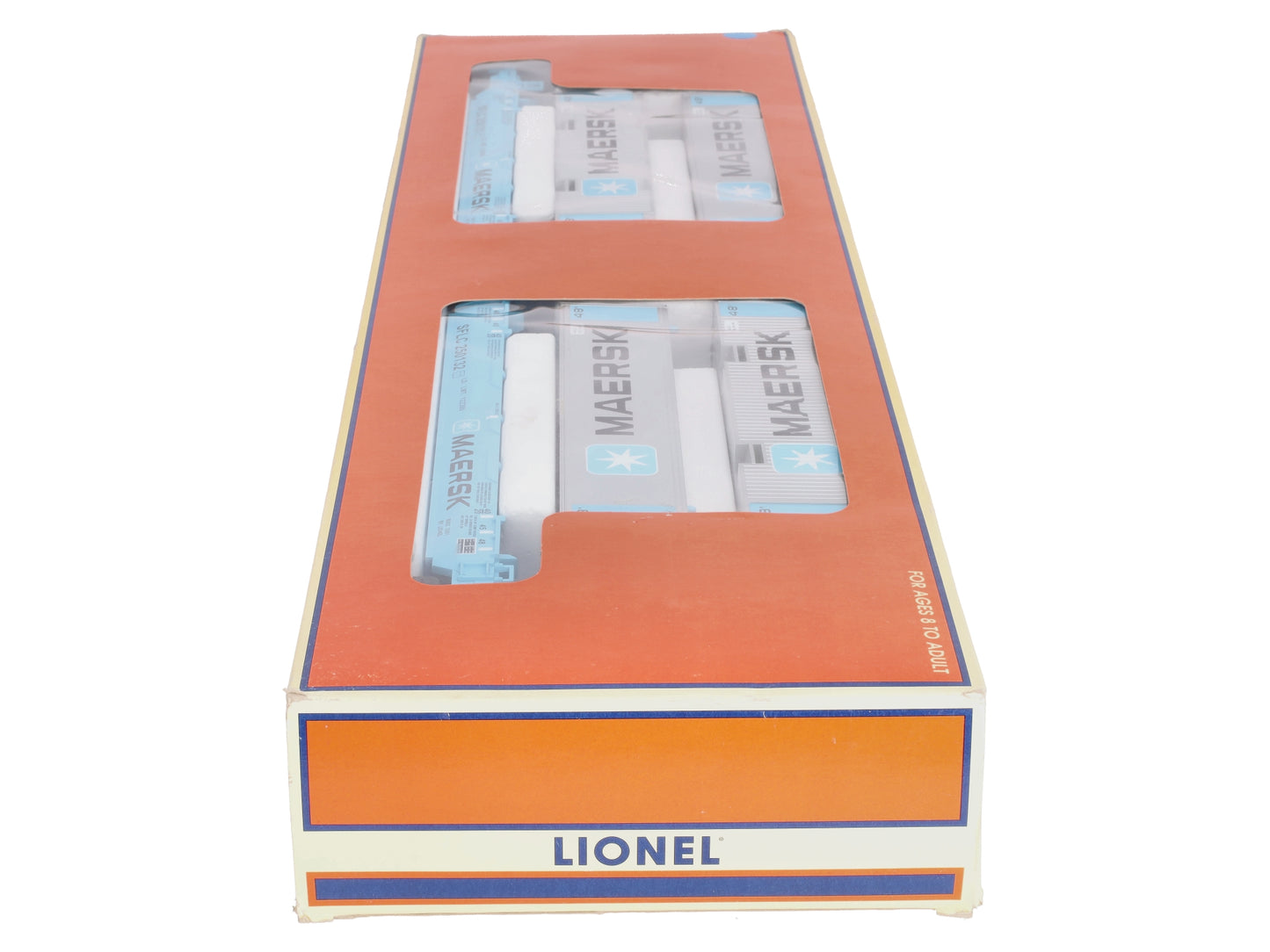 Lionel 6-36935 O Maersk Intermodal Maxi-Stack Car EX/Box