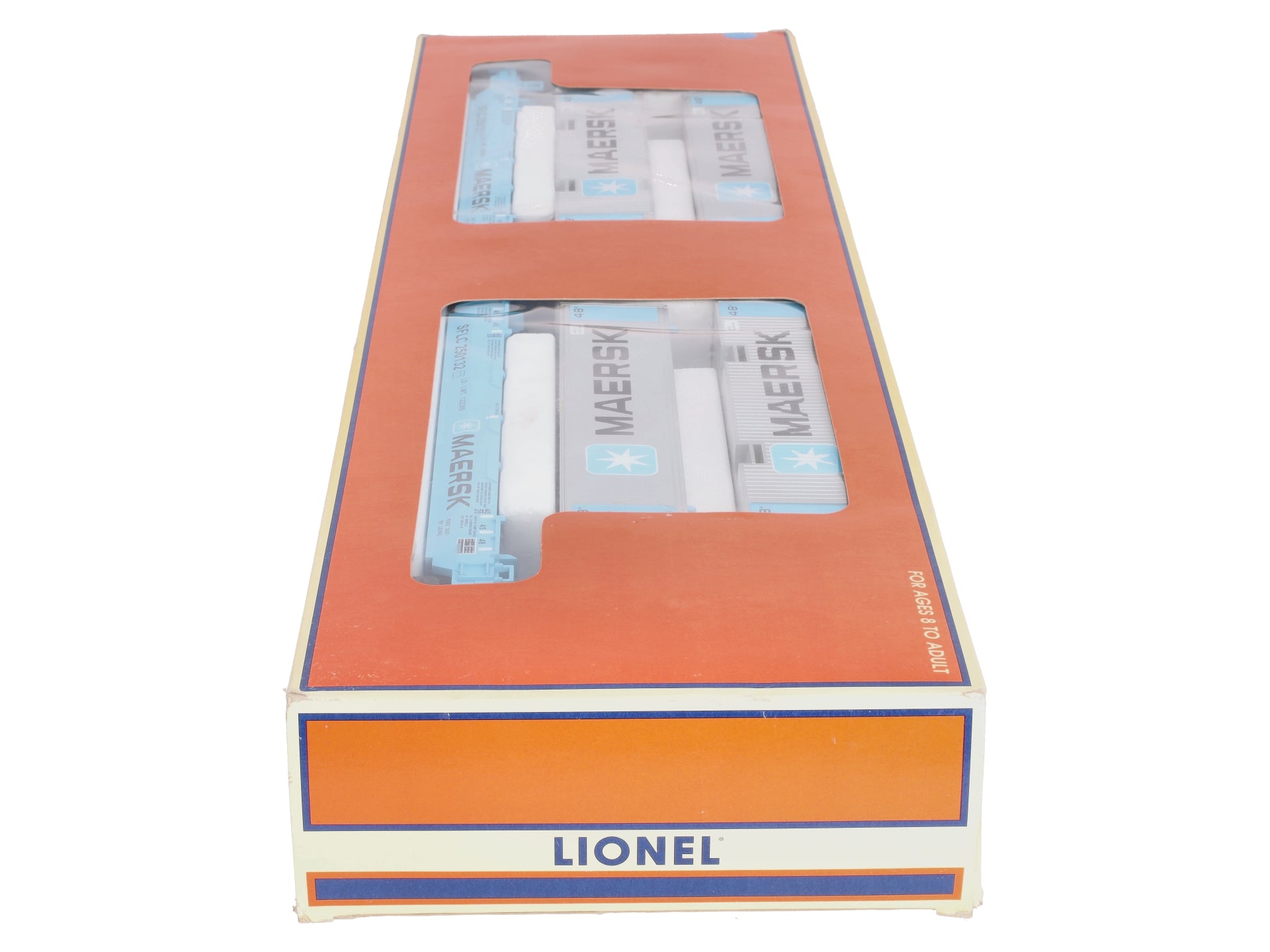 Lionel 6-36935 O Maersk Intermodal Maxi-Stack Car EX/Box
