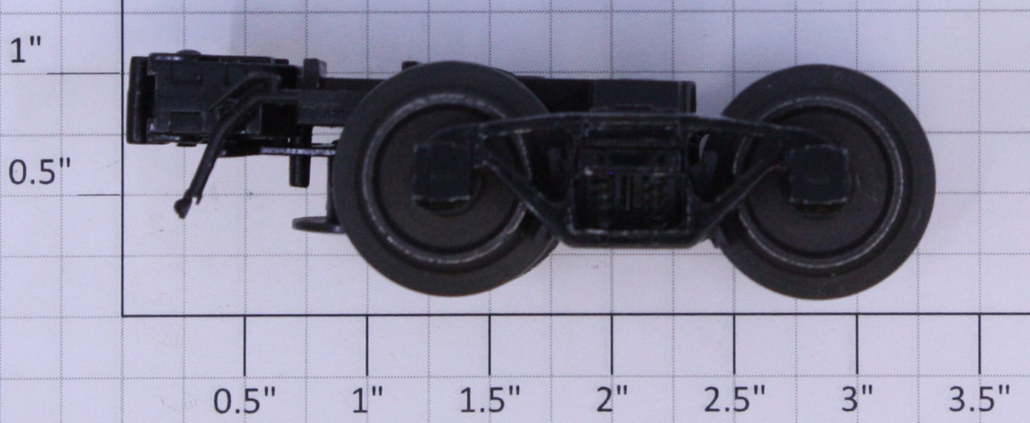 Atlas 6032X Die-Cast 3-Rail 2-Axle Bettendorf Coupler Truck