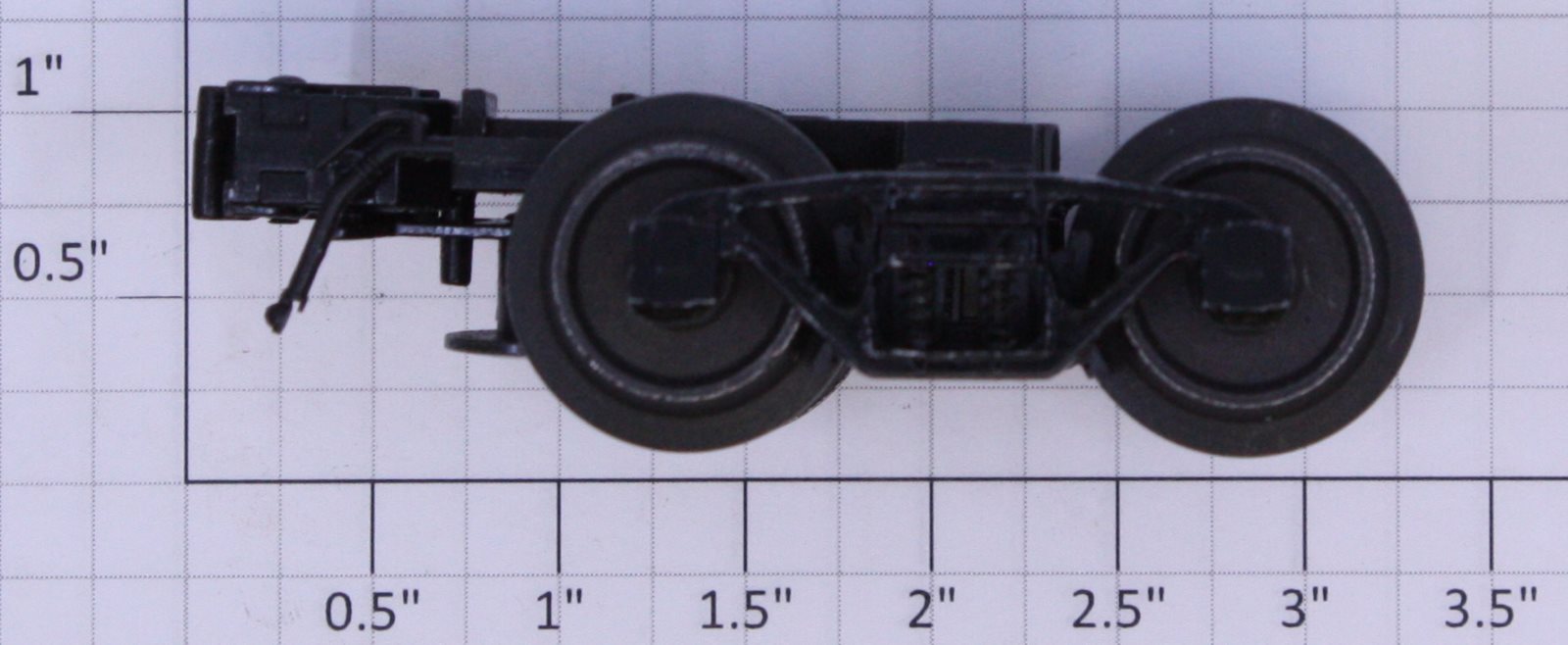 Atlas 6032X Die-Cast 3-Rail 2-Axle Bettendorf Coupler Truck